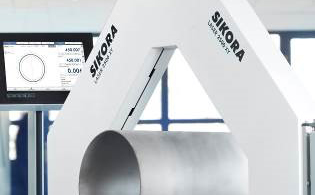 Tube Testing | Sikora’s Laser series 2000 measures metal tube diameter, ovality